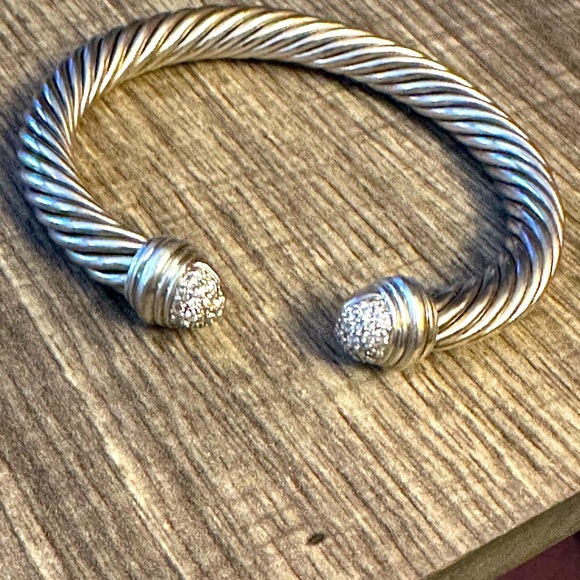 WOW POSHMARK - Authentic David Yurman Diamond & Sterling Silver Bracelet - Picture 11 of 16